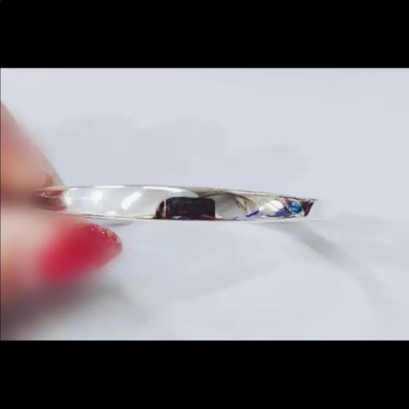 New Unisex 925 Sterling Silver Bracelet Adjustable Cuff - Picture 9 of 14